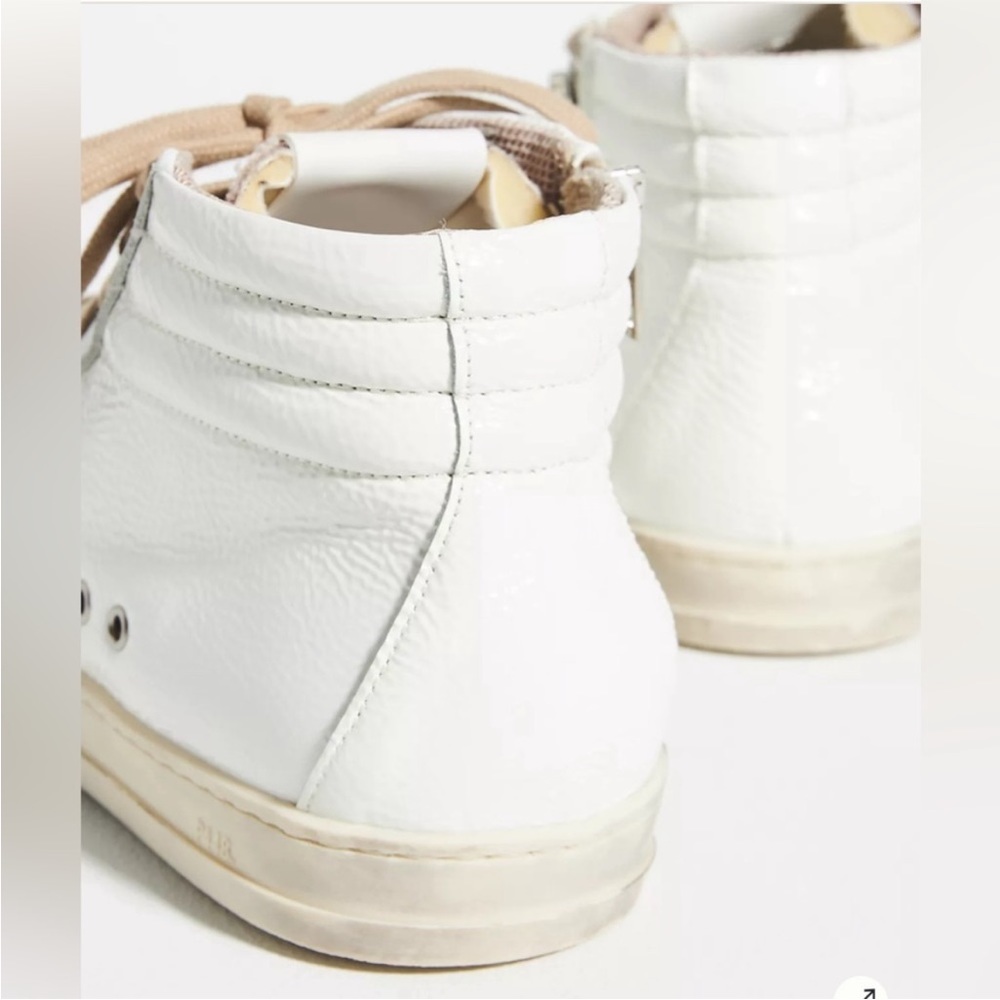 P448 Skate Mid Top Medusa Sneakers Distressed Side Zippers EU 41 (10.5-11) E 543 - Picture 3 of 14